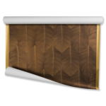 Metallic Gold Dark Brown